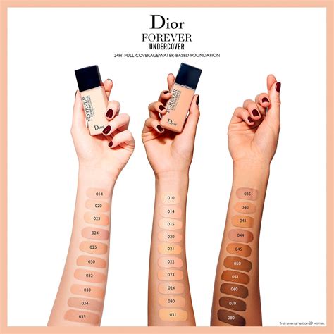 Dior forever color code